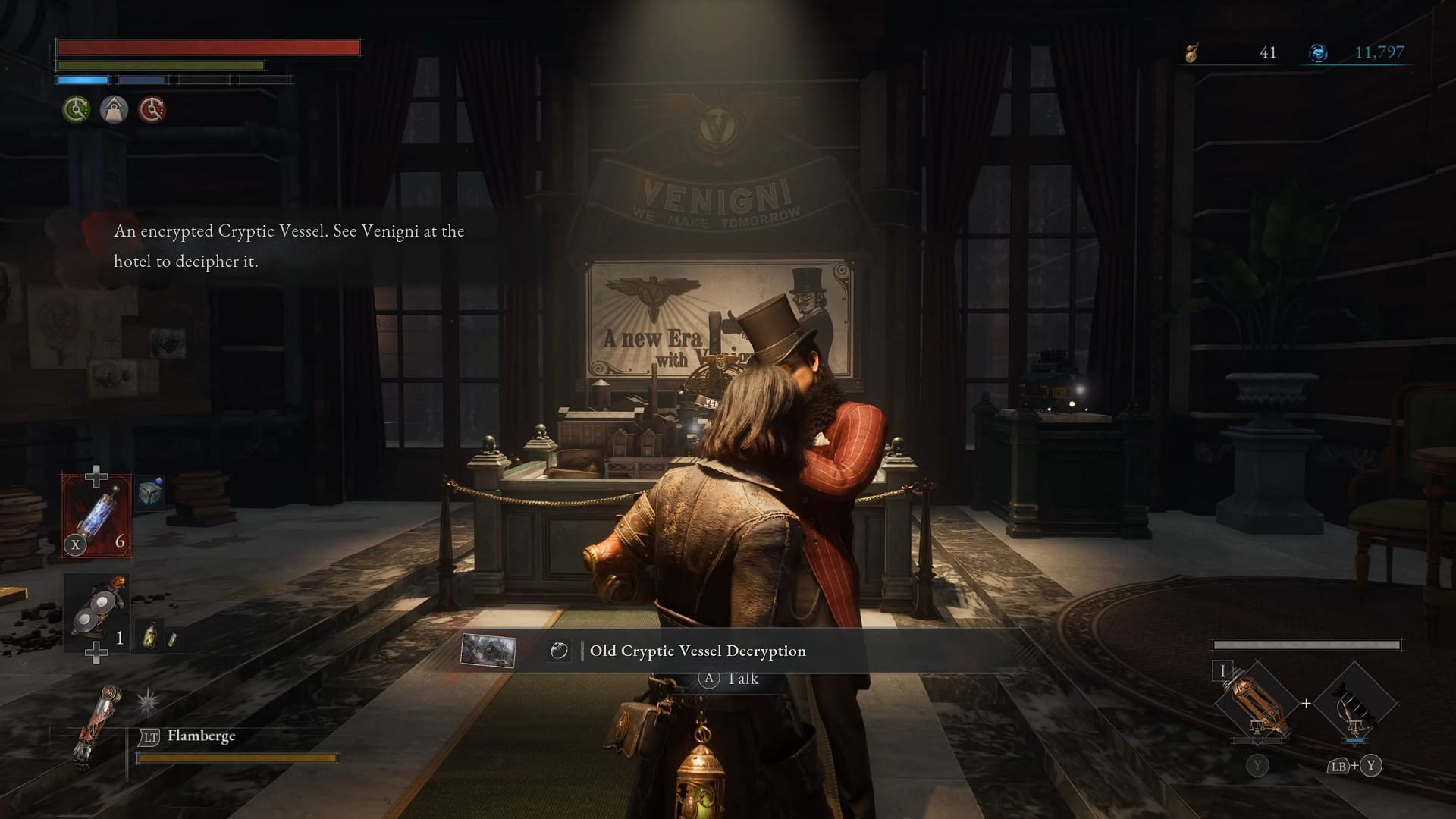 Venigni in Lies of P (Image via NEOWIZ / YouTube@Esoterickk)